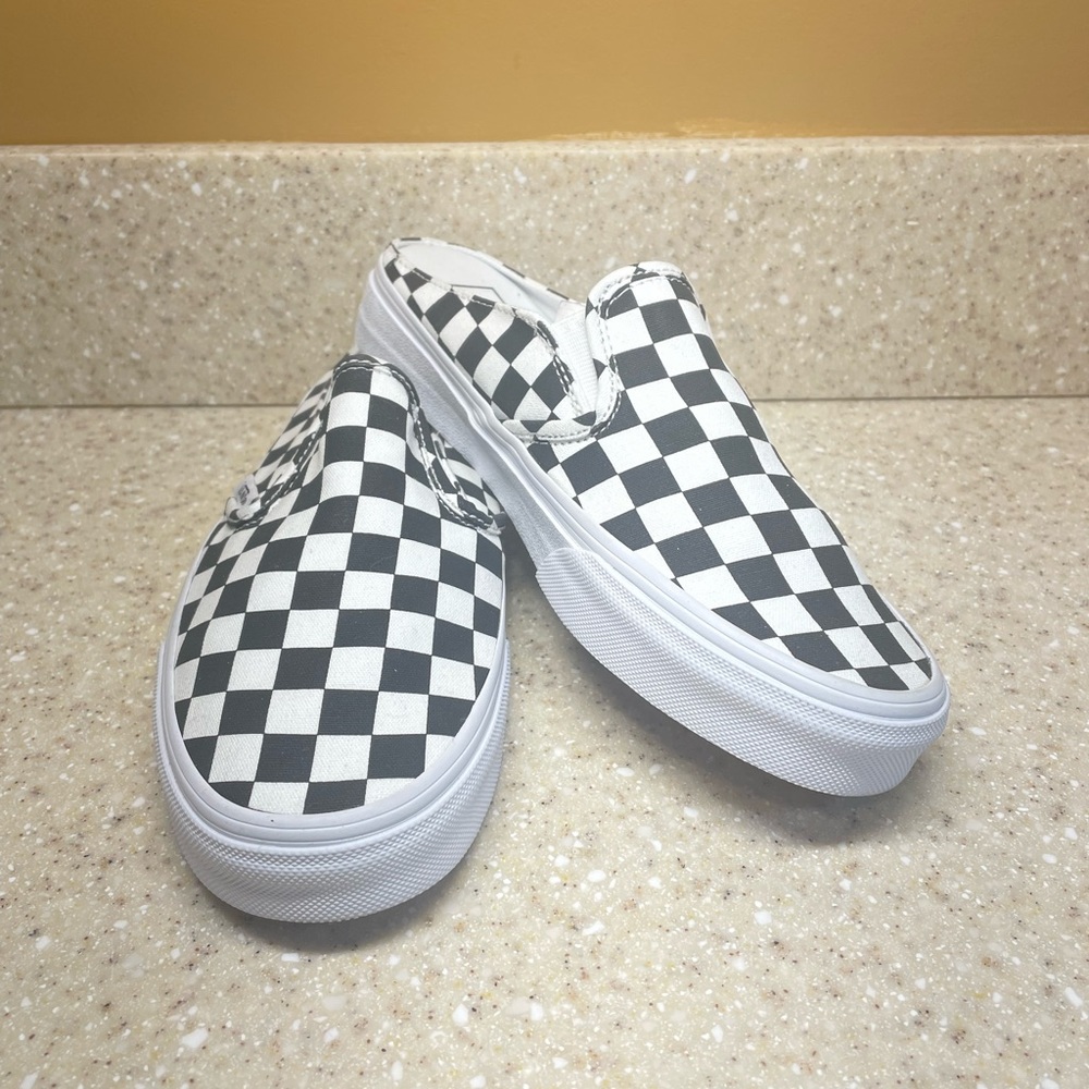 Vans size 6.5 W Checkered Slip-On Shoes